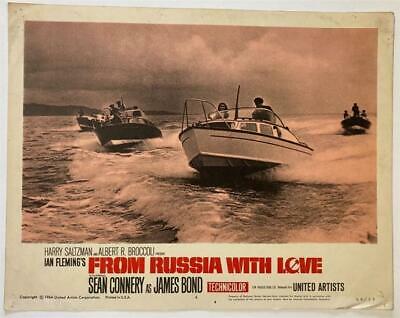 From Russia With Love 1964 #4 Fleming's James Bond 11x14 Org Lobby Card 2564