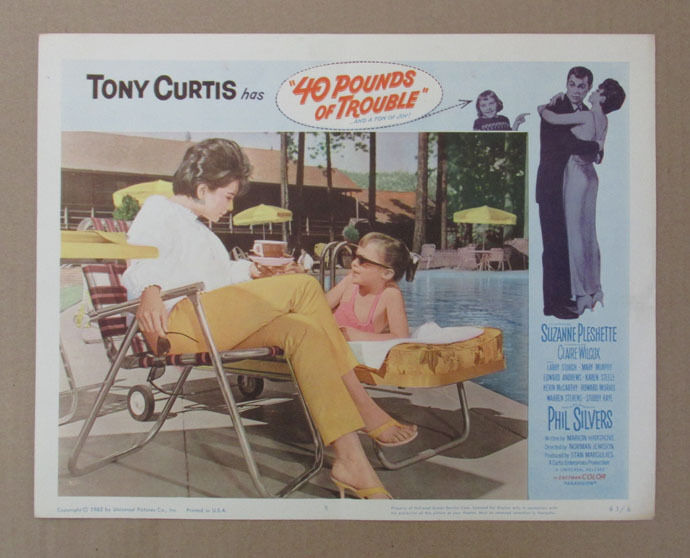 40 Pounds Of Trouble Movie Poster Lobby Card #5 1963 Original 11x14 Tony Curtis