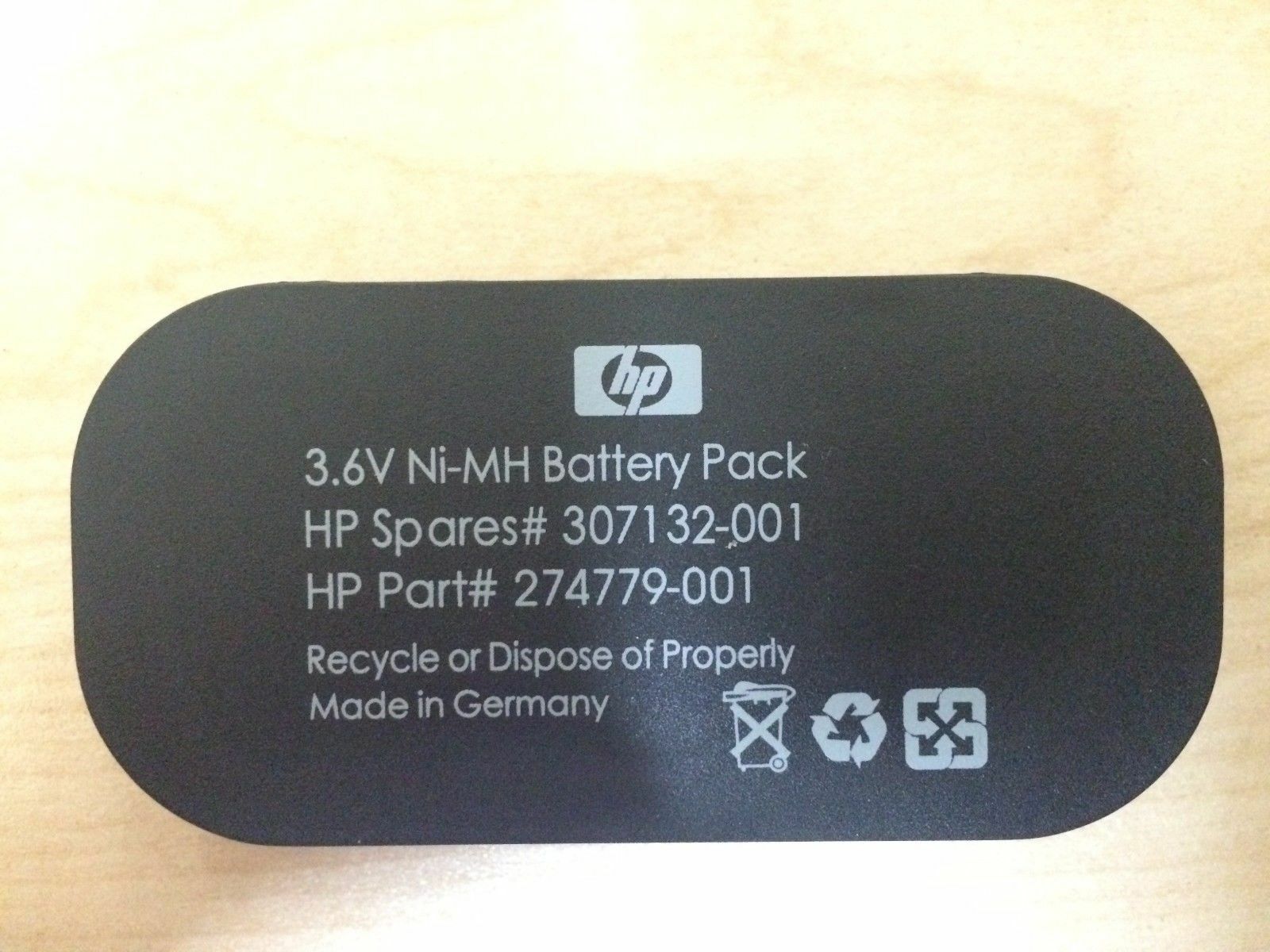 Hp 307132-001 274779-001 Battery Pack Ni-mh 3.6v
