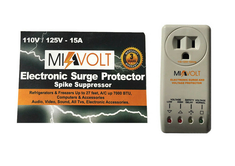 Refrigerator 1800w Voltage Brownout Appliance Surge Protector 3-years Warranty