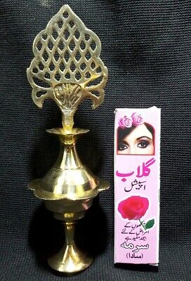 Best Islamic Arabic Kohl Stick Brass Bottle Jar Eyeliner Container +gulab Surma