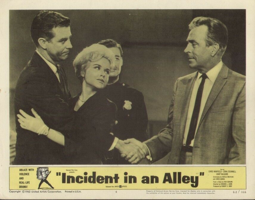 Incident In An Alley 11x14 Lobby Card #4